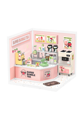 DIY Miniature House Kit : Double Joy Bubble Tea