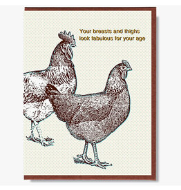 Breasts & Thighs Birthday Greeting Card