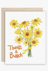 Thanks a Bunch Daisies Greeting Card