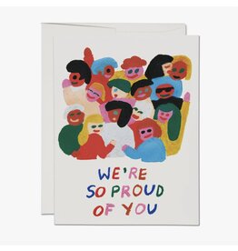 Proud Of You Crowd Greeting Card