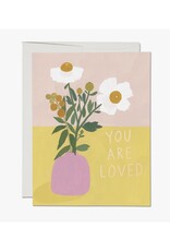 You Are Loved White Poppies Greeting Card