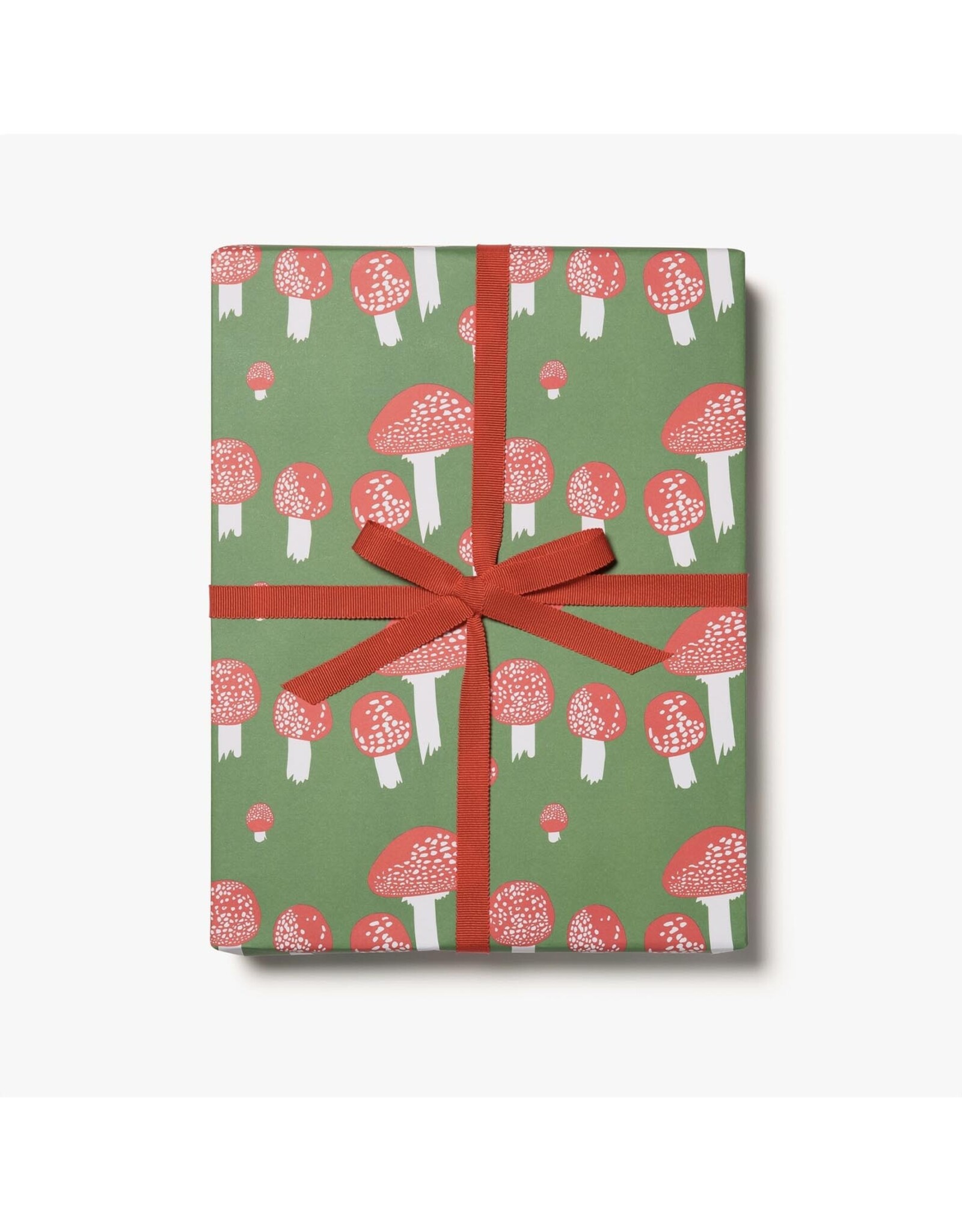 Festive Mushrooms Wrapping Paper