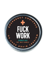Fuck Work Tin Candle
