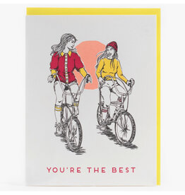 You're the Best Bike Girls Greeting Card