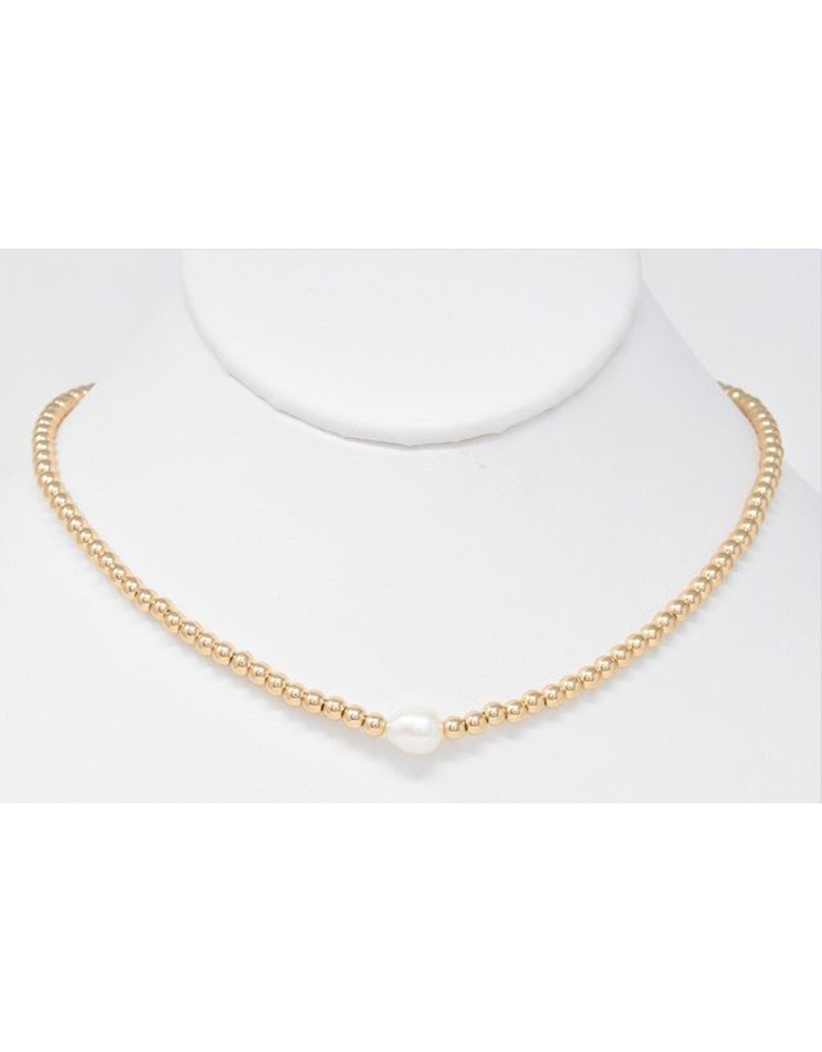 Cobie Gold Pearl Necklace