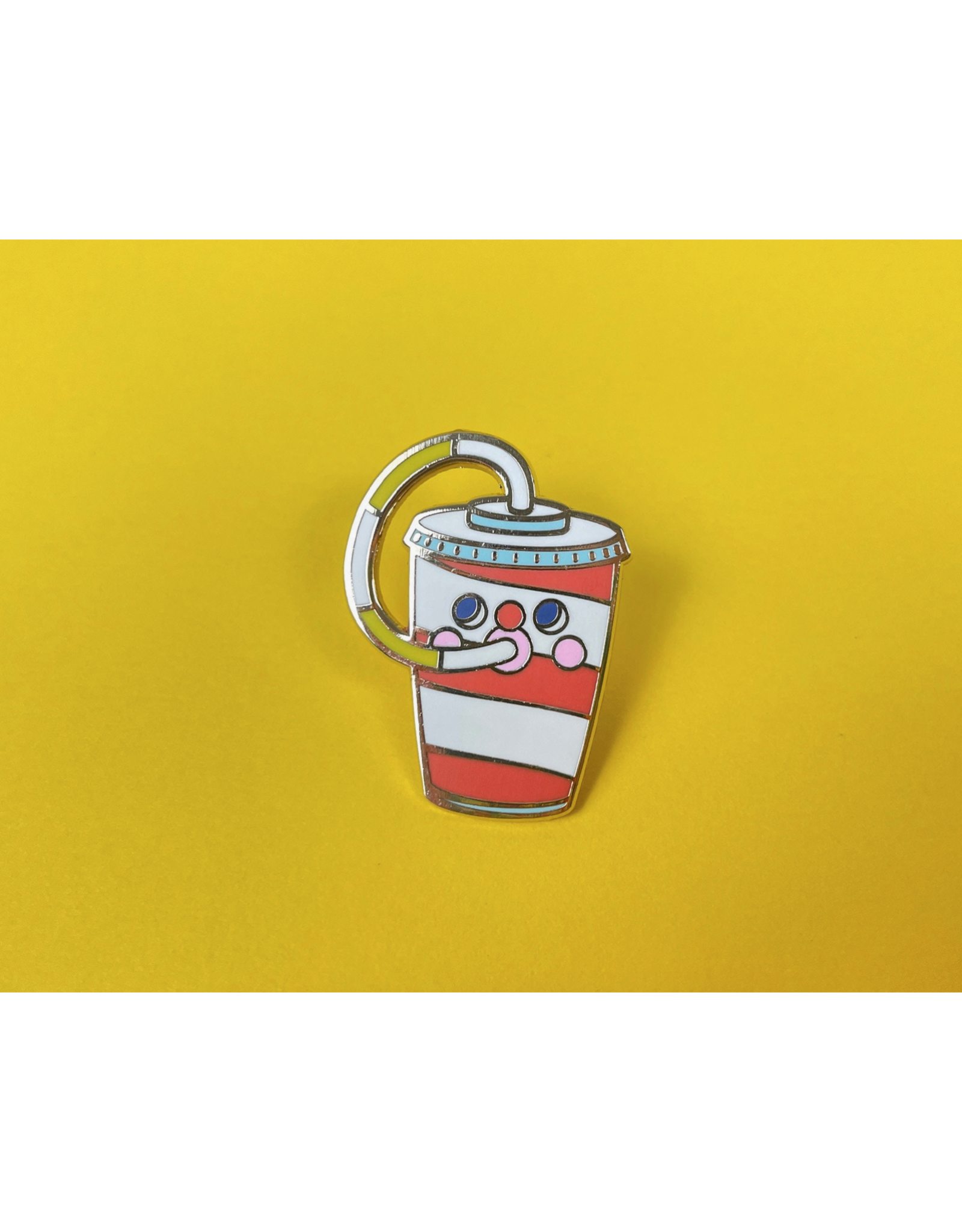 Drink Up Enamel Pin