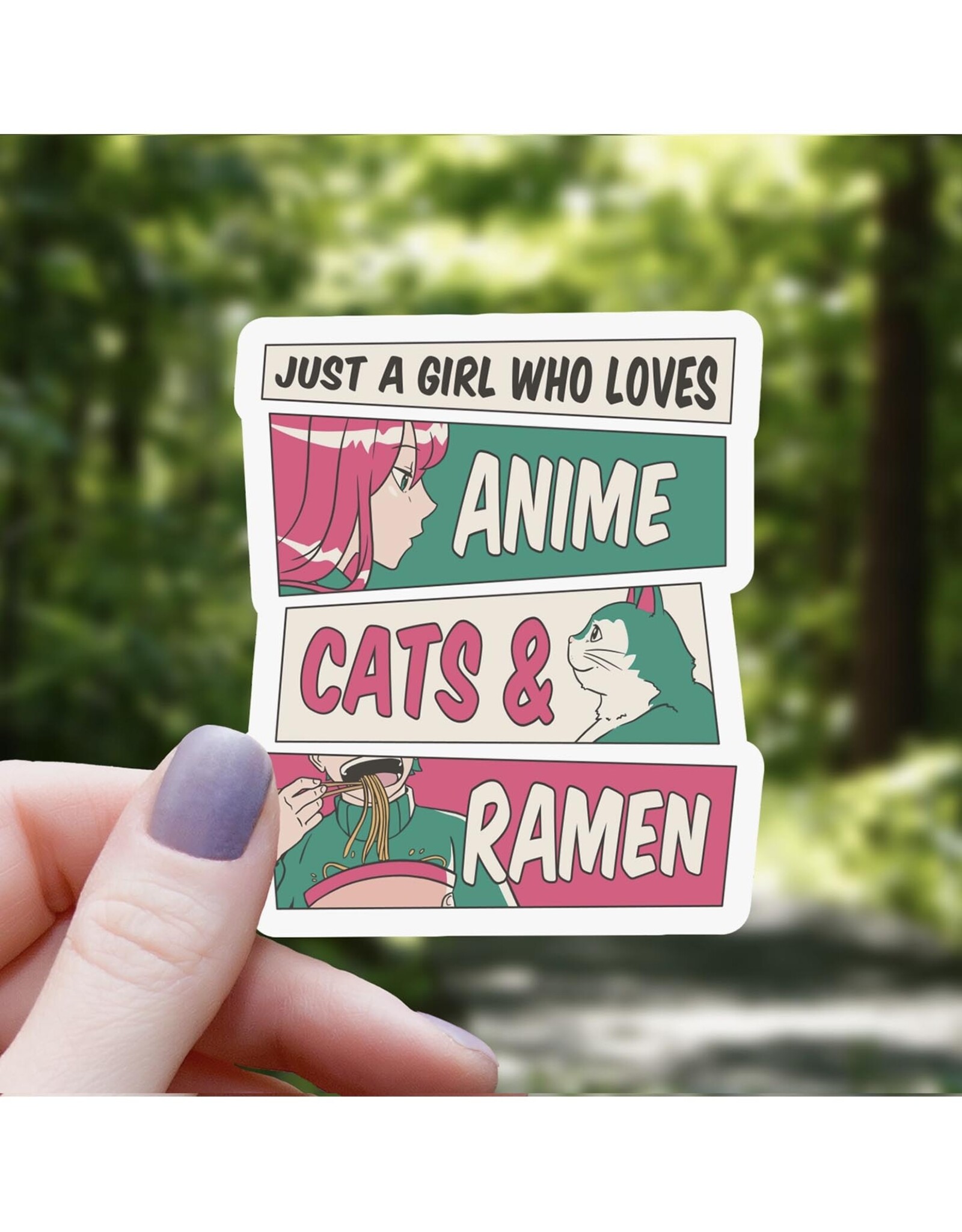 Just a Girl Sticker