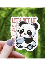 Lit Panda Sticker