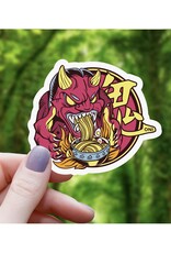 Ramen Oni Monster Sticker Ramen Oni Monster Sticker