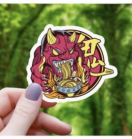 Ramen Oni Monster Sticker