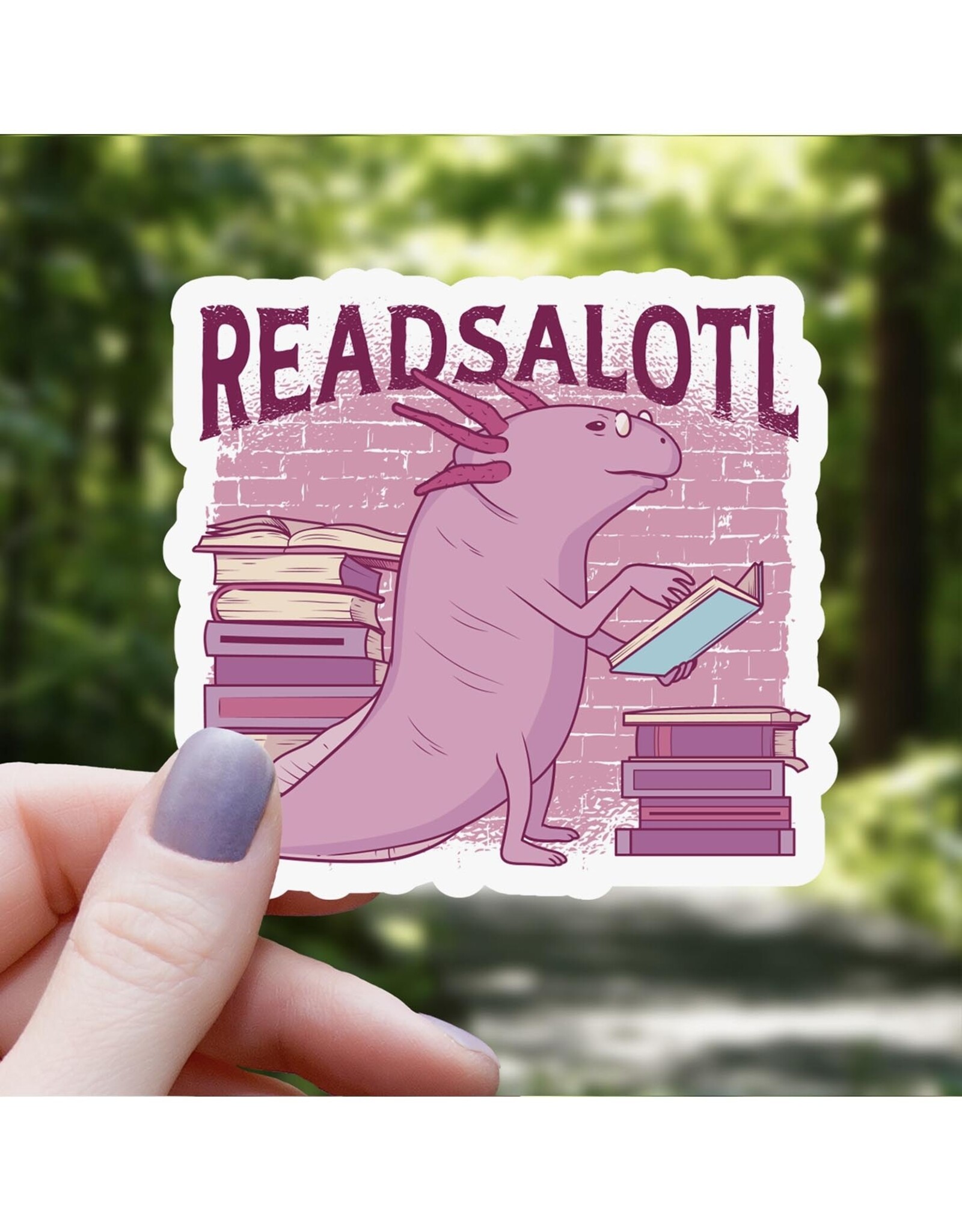 Readsalotl Sticker