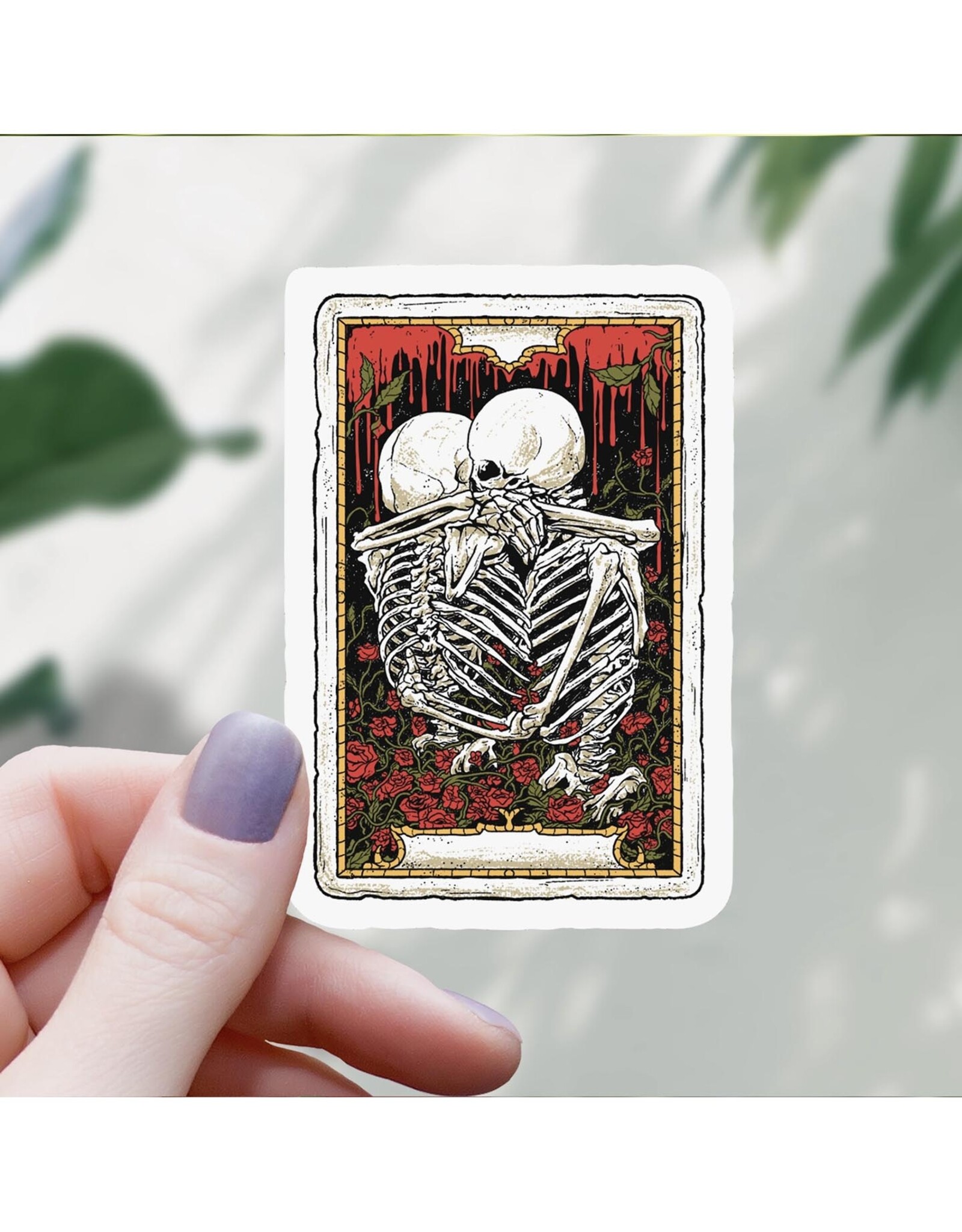 The Lovers Skeletons Sticker