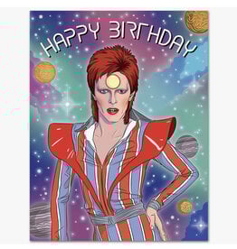 Happy Birthday Star (Bowie) Greeting Card