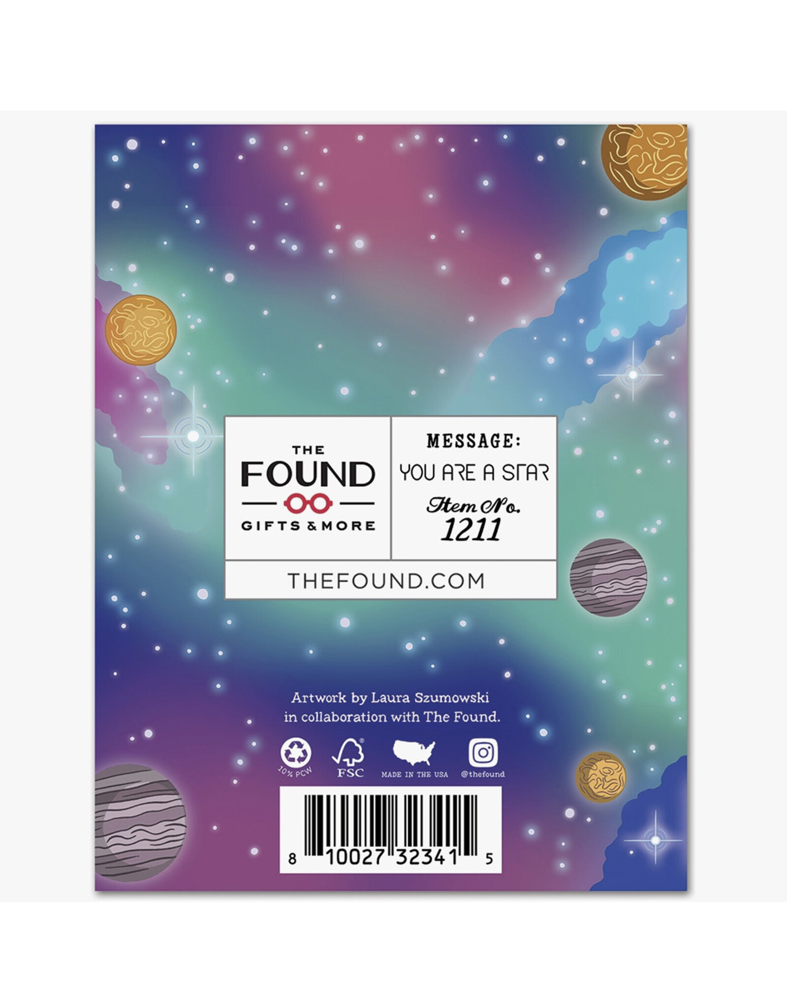 Happy Birthday Star (Bowie) Greeting Card