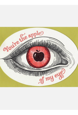 You're the Apple of My Eye Diecut Greeting Card