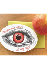 You're the Apple of My Eye Diecut Greeting Card