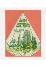 Happy Birthday Terrarium Greeting Card