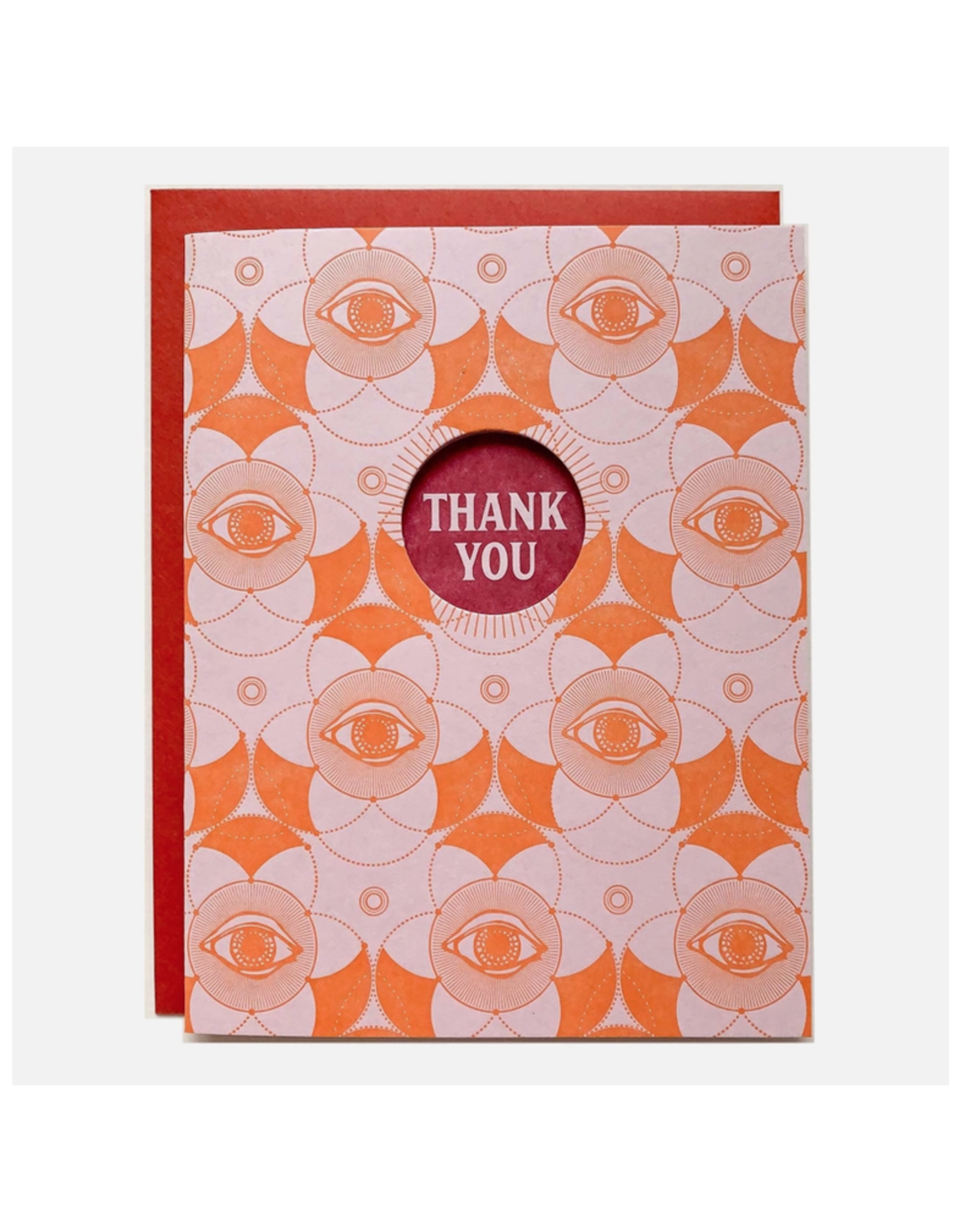 Thank You Eyes Greeting Card