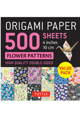 Origami Paper - 500 Flower Patterns Sheets