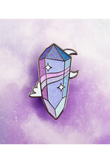 Amethyst Crystal Enamel Pin