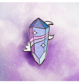 Amethyst Crystal Enamel Pin