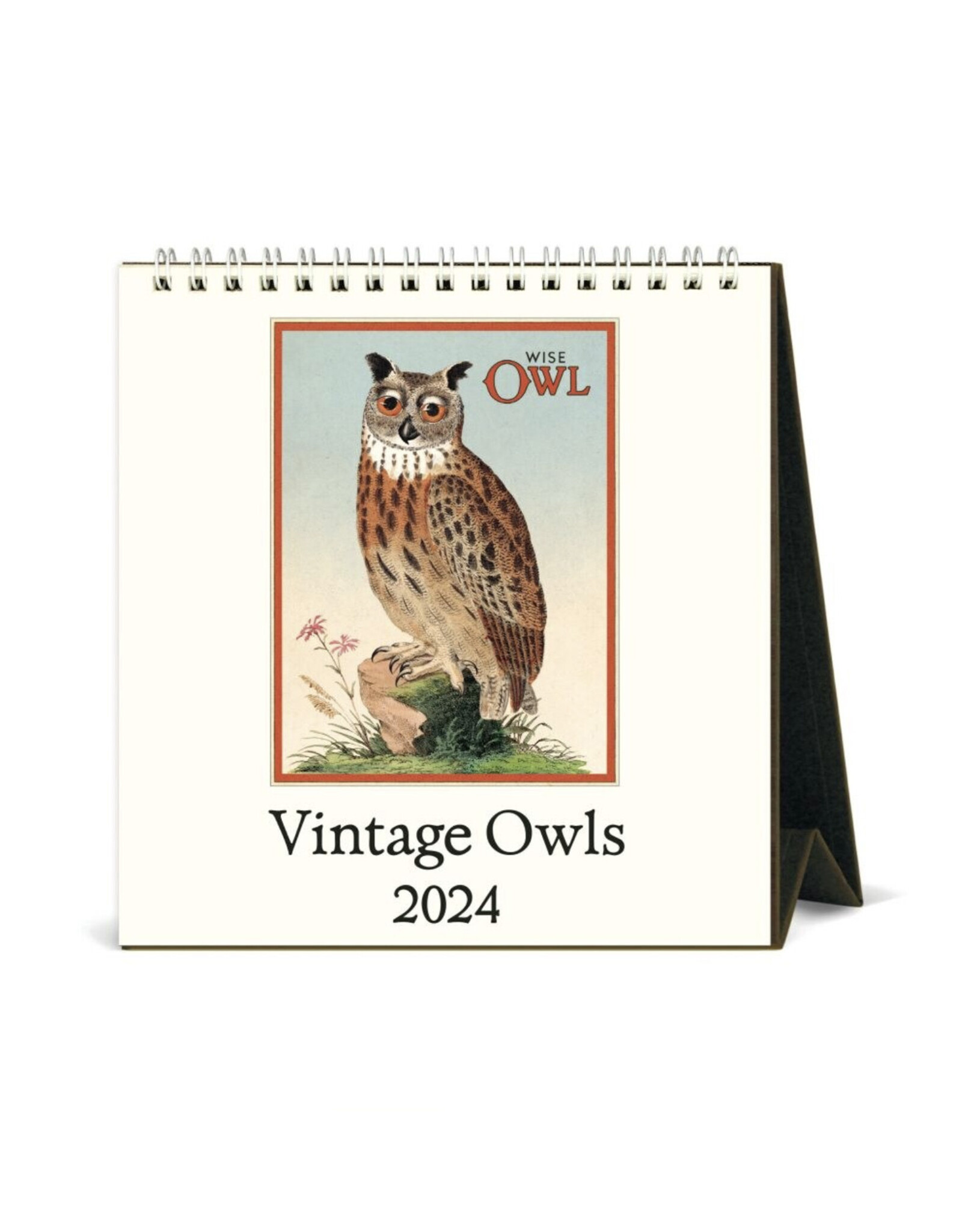 2024 Desk Calendar Vintage Owls Home