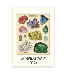 2024 Wall Calendar : Mineralogie