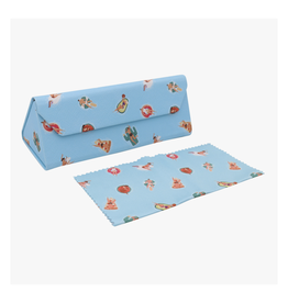 Pool Time Glasses Case with Matching Cleaner