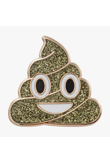Gold Poop Emoji Enamel Pin
