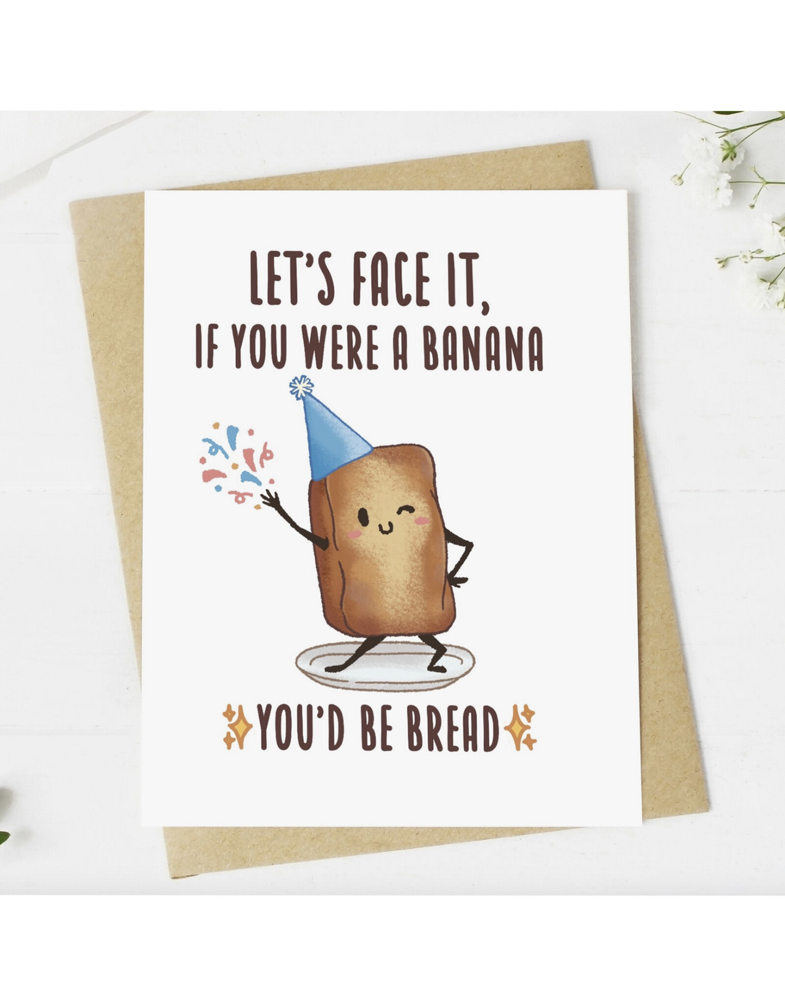 Banana Bread Greeting Card