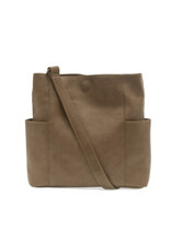 Kayleigh Side Pocket Bucket Bag - Fawn