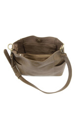 Kayleigh Side Pocket Bucket Bag - Fawn