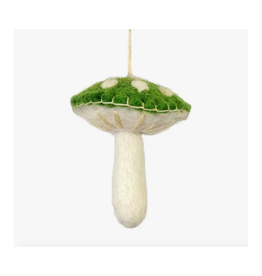 Green Wild Mushroom Ornament *