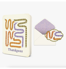 Thankssss Snakes Greeting Card