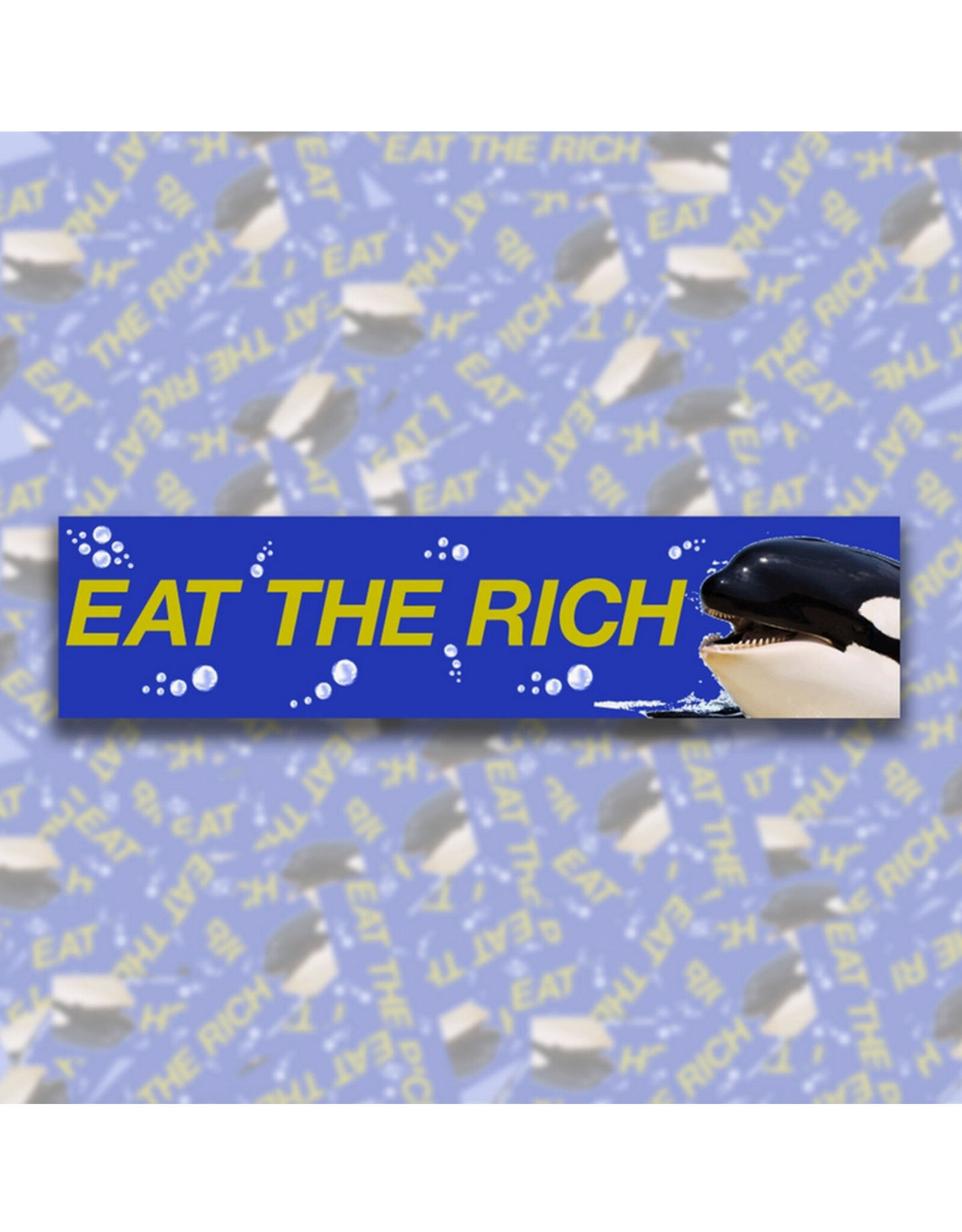 Eat the Rich Bumper Sticker