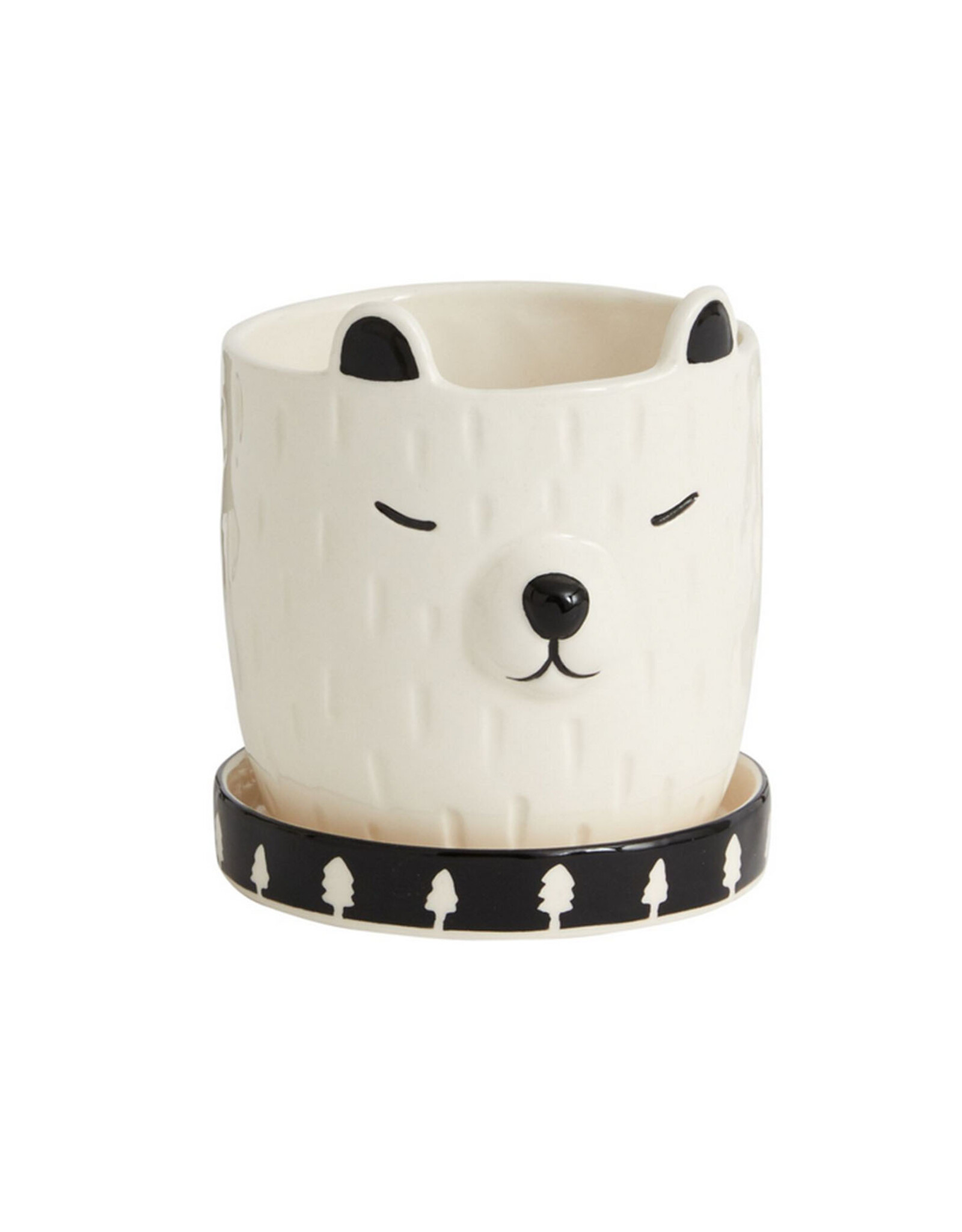 Barry Polar Bear Planter *