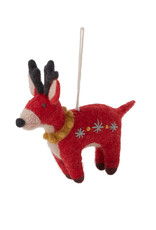 Woodland Deer Felt Ornament *