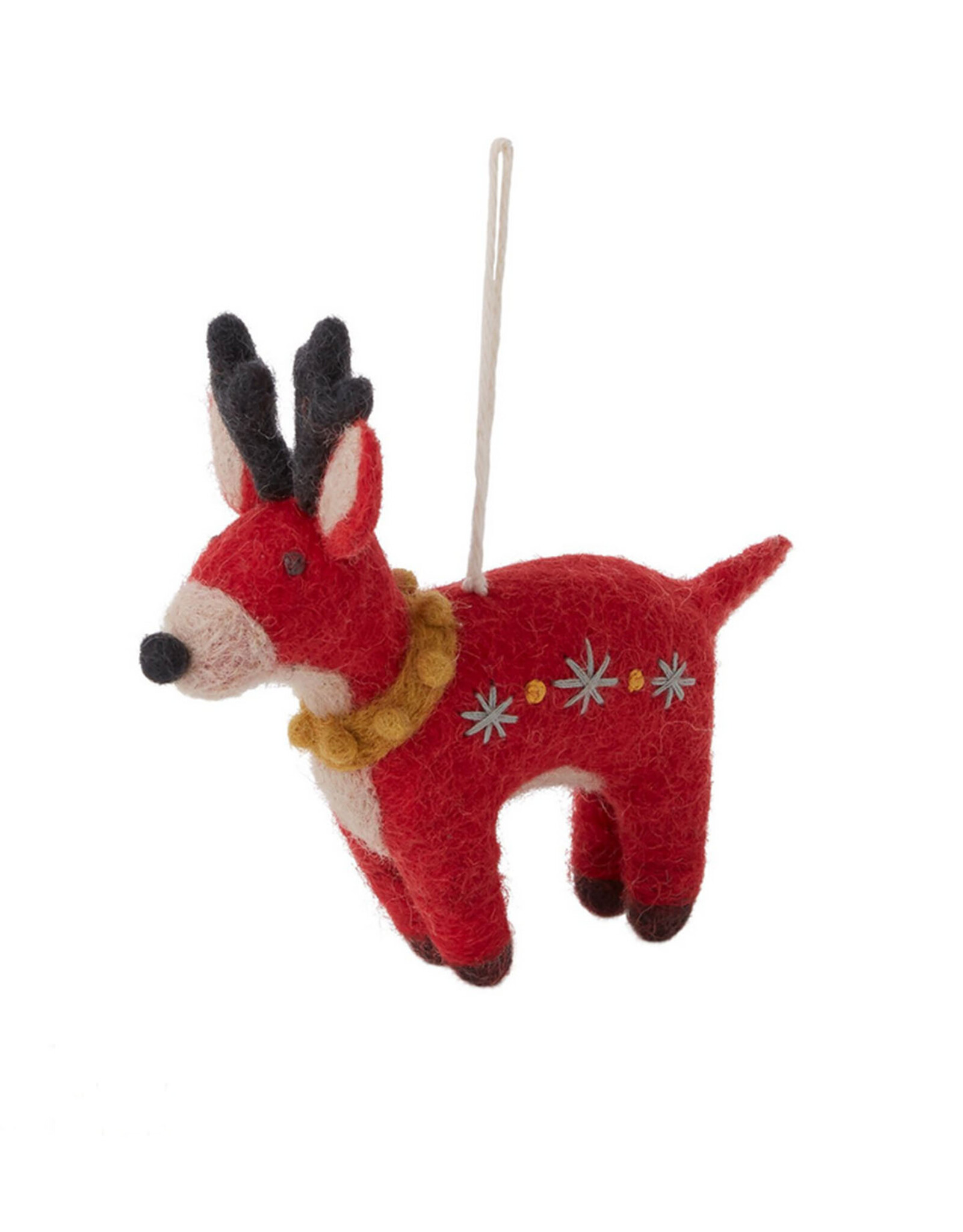 Woodland Deer Felt Ornament *