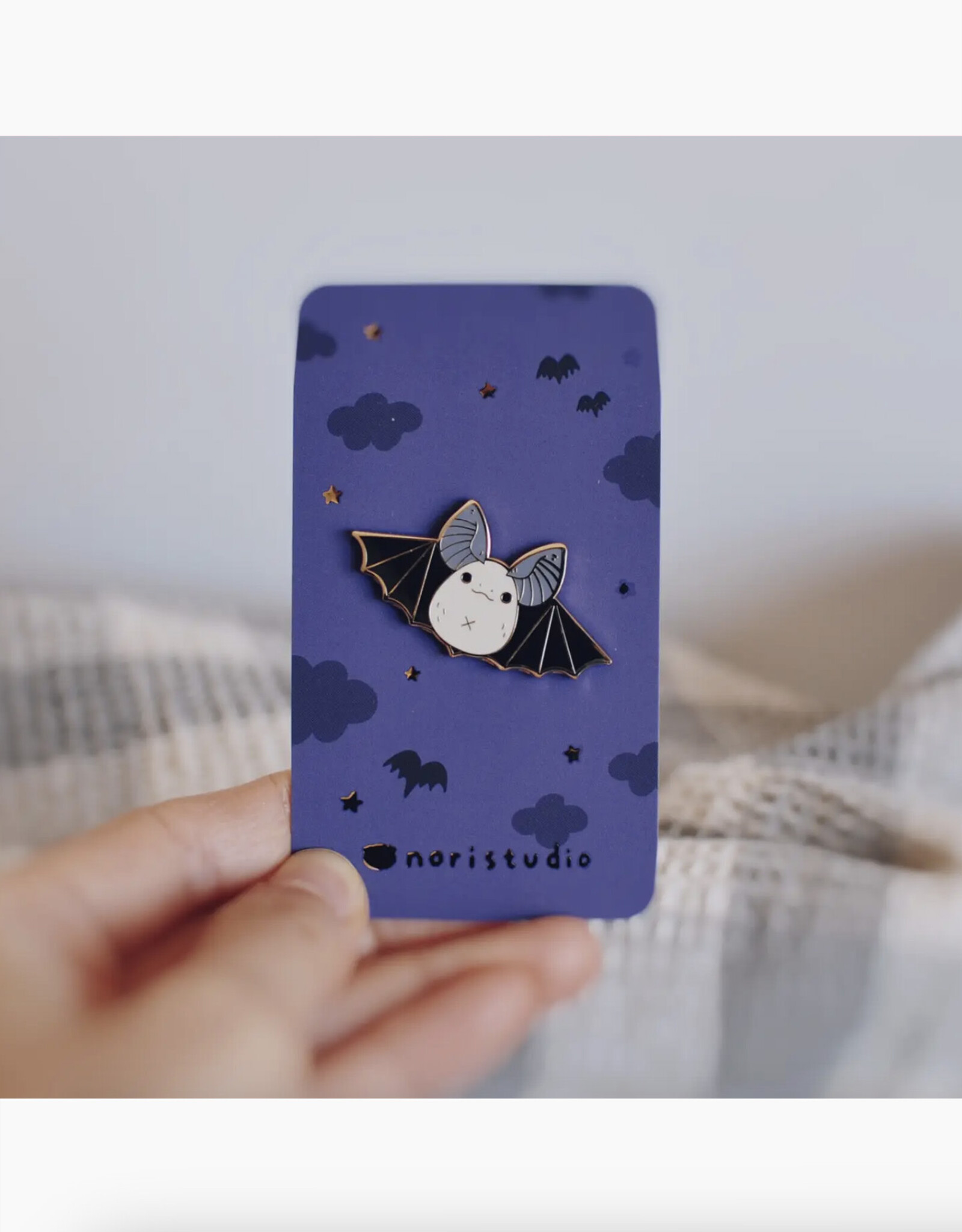 Big - Eared Bat Enamel Pin