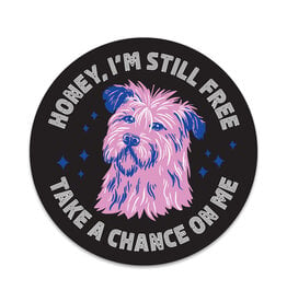 Honey I'm Still Free (Dog) Sticker