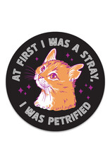 At First I Was a Stray (Cat) Sticker