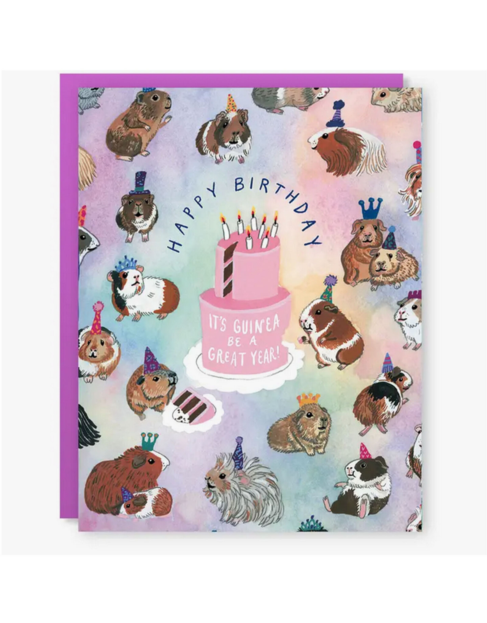 Happy Birthday Guinea Be a Great Year Greeting Card