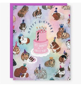 Happy Birthday Guinea Be a Great Year Greeting Card