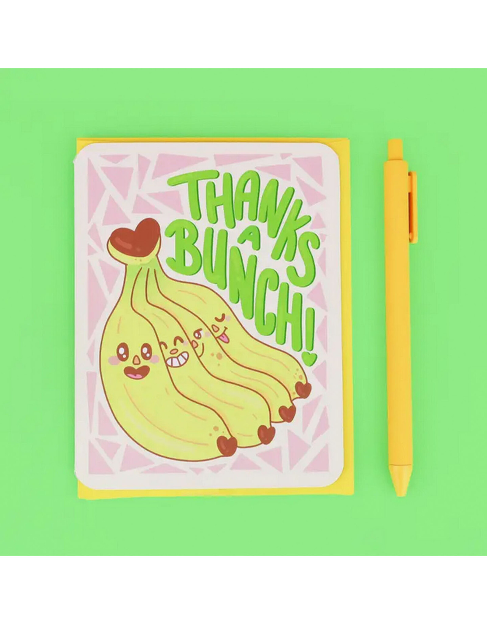 Thanks A Bunch Bananas Greeting Card