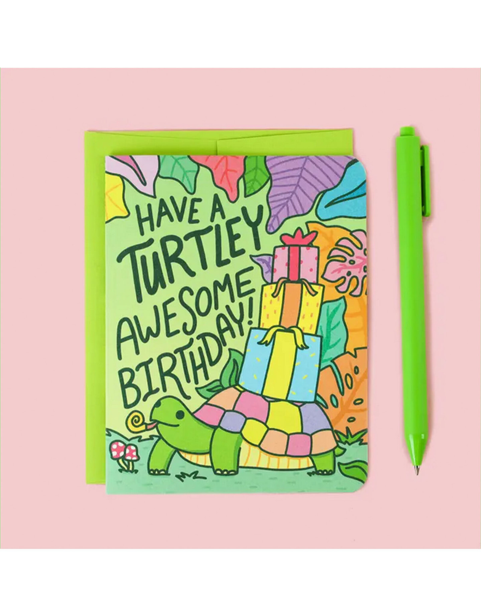 Turtley Awesome Birthday Greeting Card