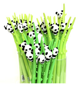 Panda on Bamboo Gel Pen (Assorted)