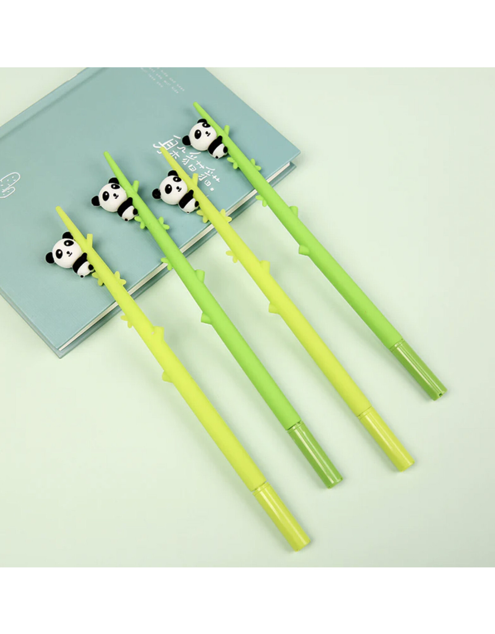 Panda on Bamboo Gel Pen (Assorted)