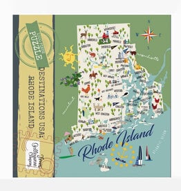 Rhode Island Map (Galleyware) 1000 Piece Puzzle
