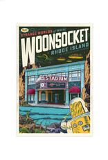 Strange Worlds of When! Postcard - Stadium Theatre