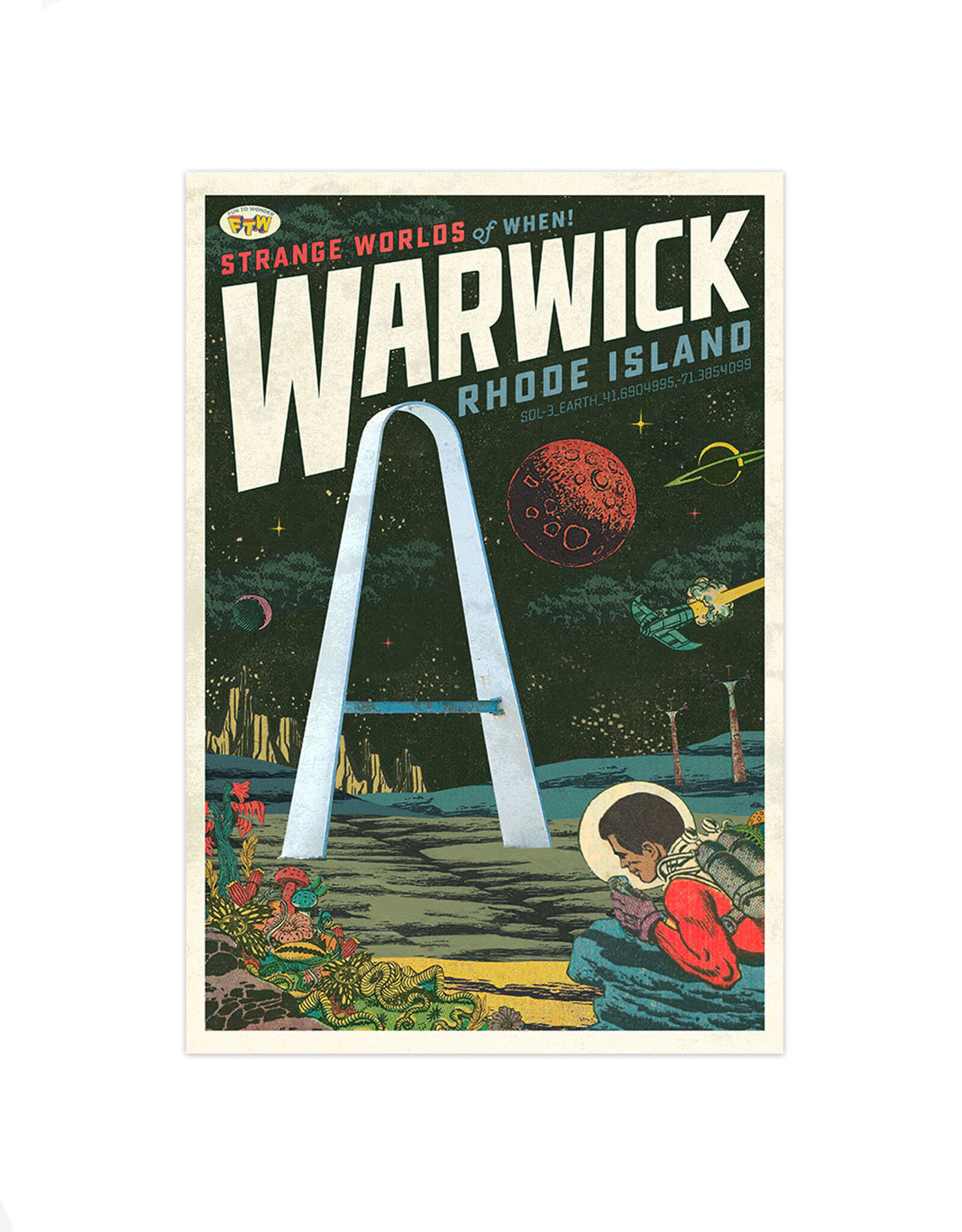 Strange Worlds of When! Print - Rocky Point